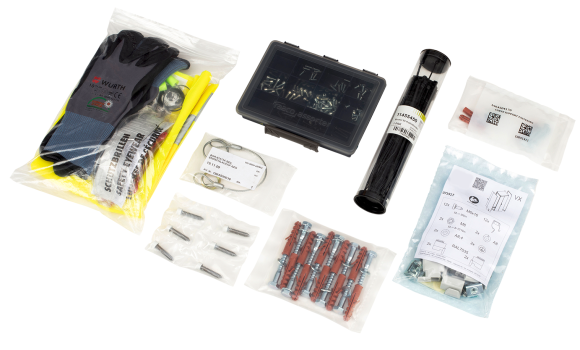 Các loại bao bì khác nhau_Bộ phận lắp ráp & Chốt cài đặt_Würth Industry Vietnam